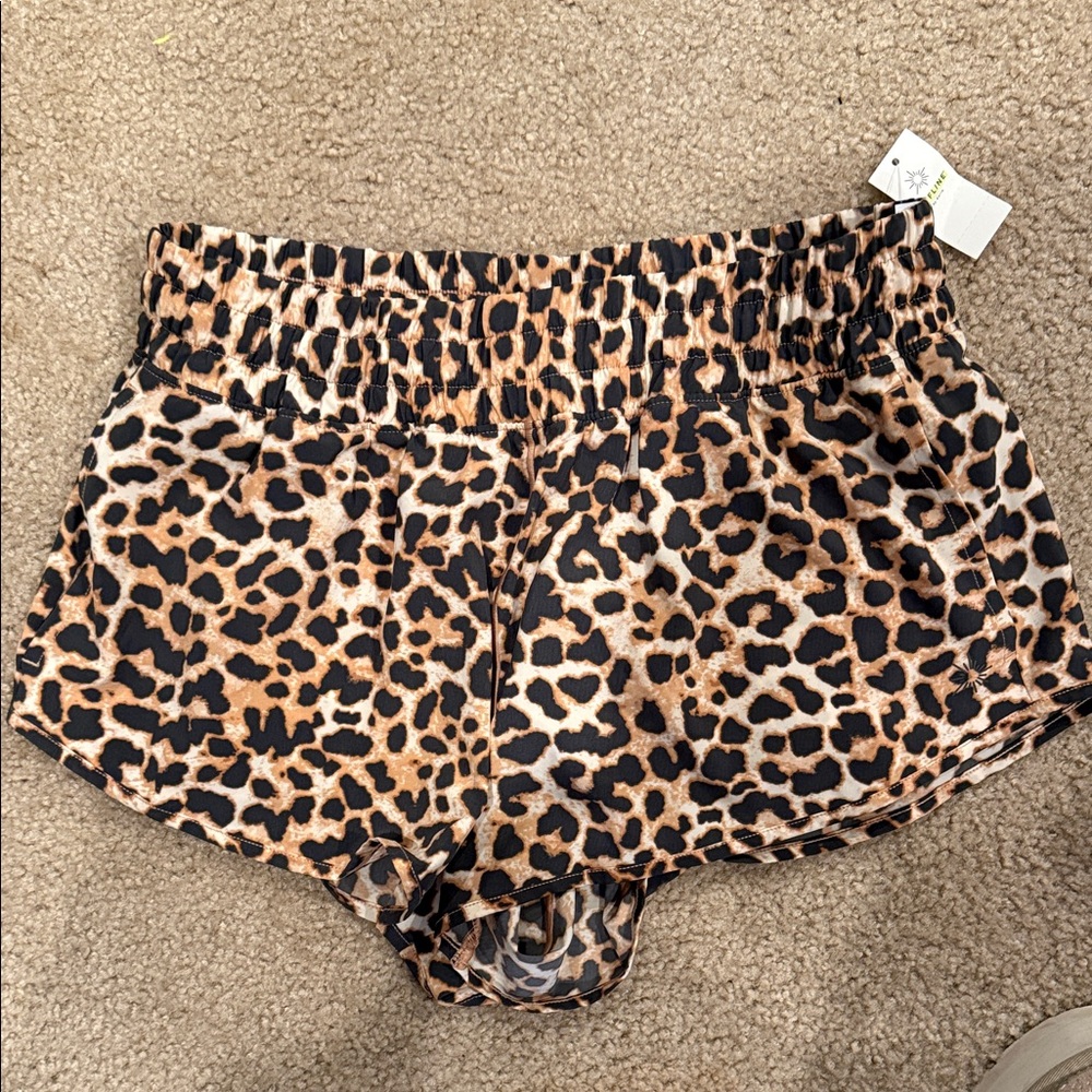 Aerie offline nwt Leopard Print Shorts